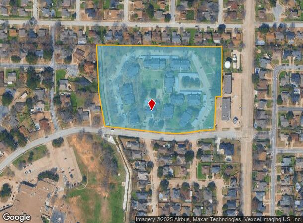 200 Bear Creek Dr, Euless, TX Parcel Map