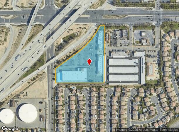  7391 East Ave, Fontana, CA Parcel Map