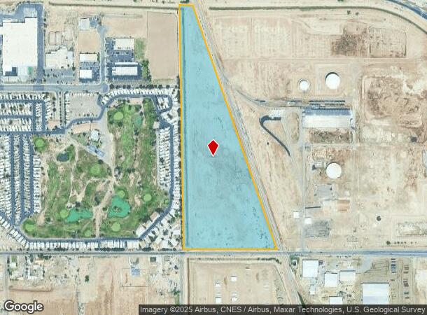  102 Danenberg Dr, El Centro, CA Parcel Map