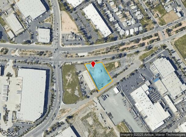 1640 E 6Th St, Corona, CA Parcel Map