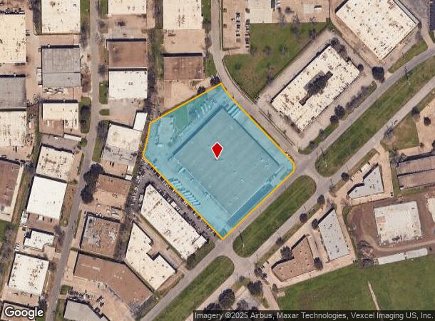  1431 Regal Row, Dallas, TX Parcel Map