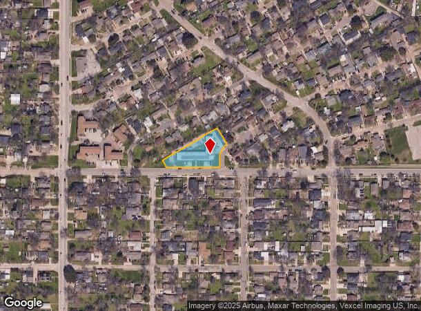  4207 Meredith Ave, Dallas, TX Parcel Map