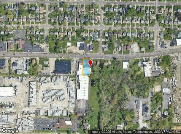  1114 Triplett Blvd, Akron, OH Parcel Map