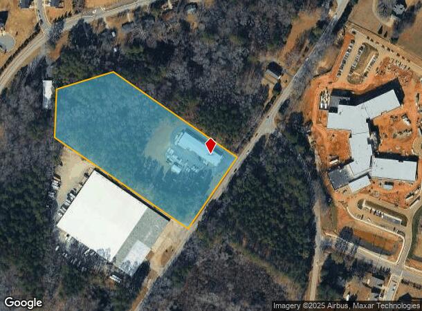 1202 S Main St, Fuquay Varina, NC Parcel Map
