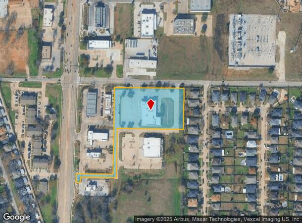  1200 W Nathan Lowe Rd, Arlington, TX Parcel Map