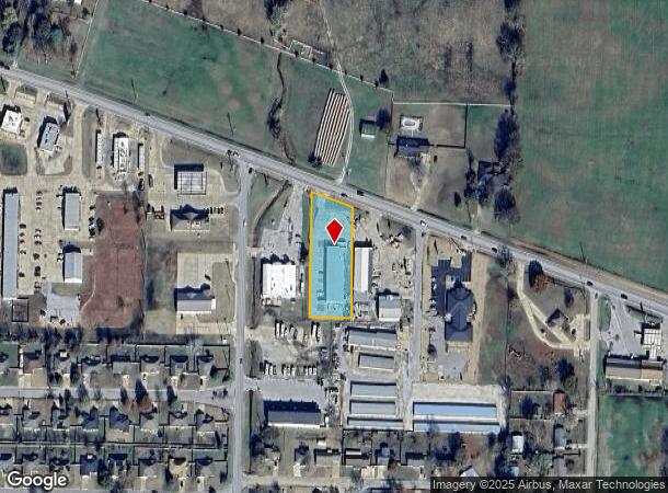 2073 N Center St, Elkins, AR Parcel Map