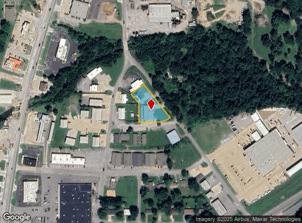  1598 S Park Hill Rd, Tahlequah, OK Parcel Map