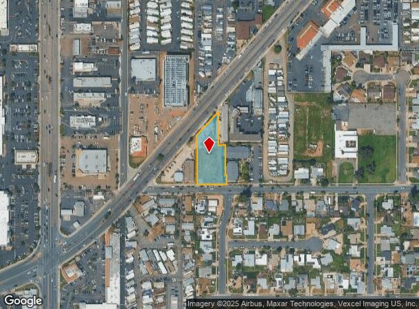  1341 E Main St, El Cajon, CA Parcel Map