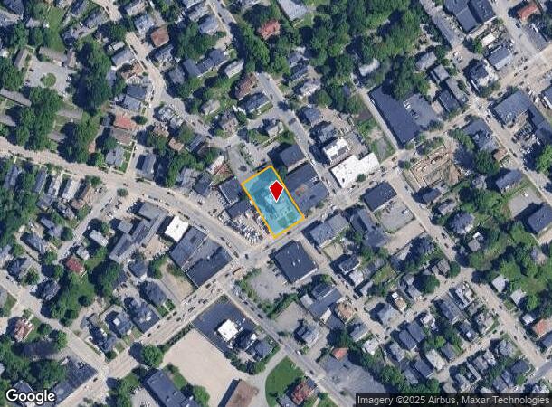  838 Main St, Worcester, MA Parcel Map