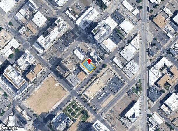 2045 Curtis St, Denver, CO Parcel Map