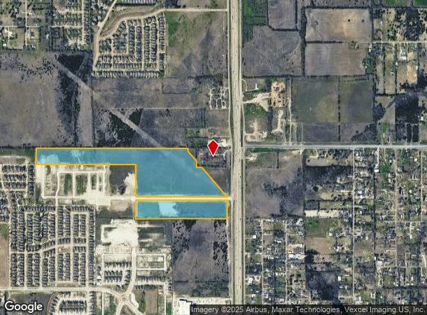  897 N Interstate 35 Rd, Red Oak, TX Parcel Map