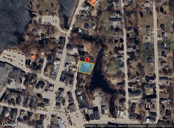  11 Elm St, Winthrop, ME Parcel Map