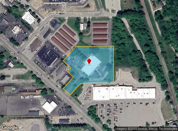 566 N Cedar St, Mason, MI Parcel Map