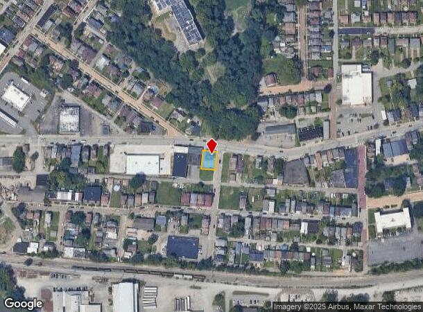  1201 Chartiers Ave, Mc Kees Rocks, PA Parcel Map