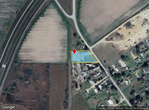 513 Elm St, Louise, TX Parcel Map