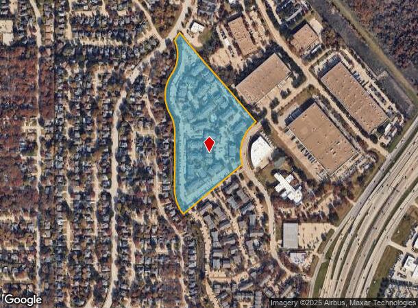  2050 Grayson Dr, Grapevine, TX Parcel Map