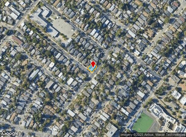  2568 Scenic Ave, Oakland, CA Parcel Map