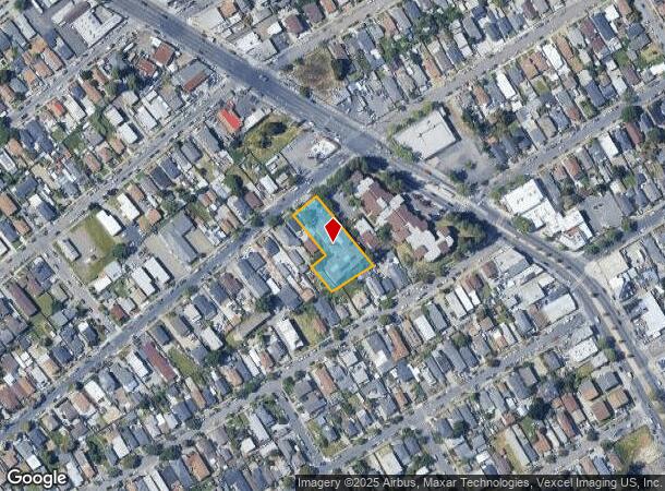 1388 81St Ave, Oakland, CA Parcel Map