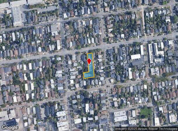  1222 Delaware St, Berkeley, CA Parcel Map