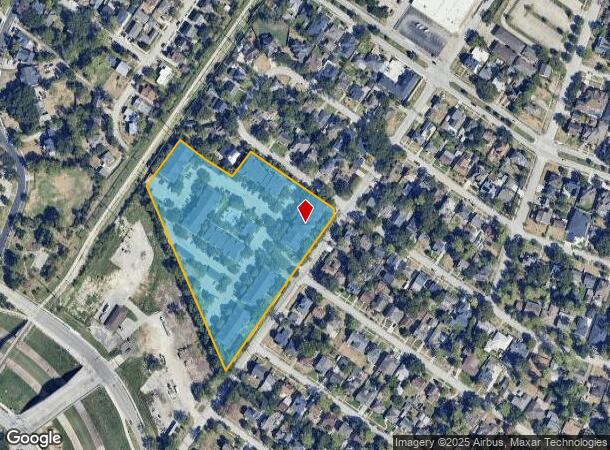 5500 Sampson St, Houston, TX Parcel Map