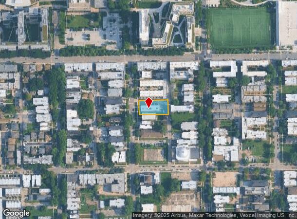 6127 S University Ave, Chicago, IL Parcel Map