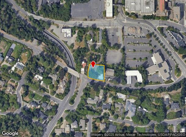  208 W Cliff Dr, Spokane, WA Parcel Map