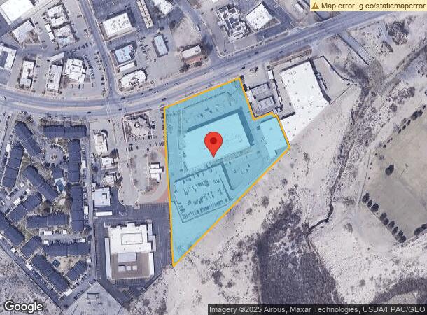  660 S Mesa Hills Dr, El Paso, TX Parcel Map