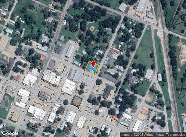  128 E Palm St, Bellville, TX Parcel Map