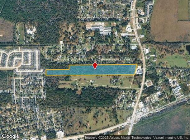 24501 Fm 2100 Rd, Huffman, TX Parcel Map
