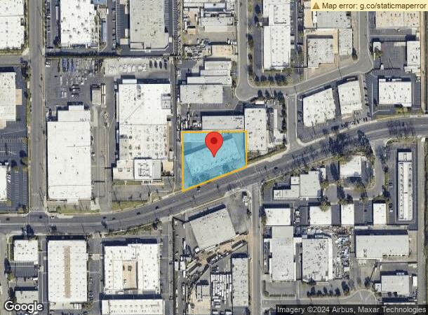  3321 W Warner Ave, Santa Ana, CA Parcel Map