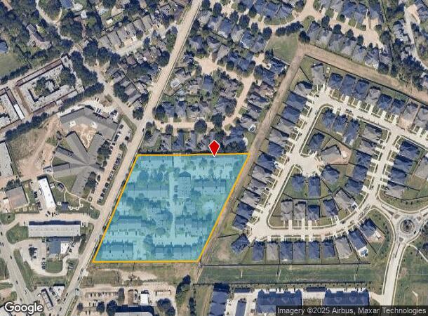 1111 Golfview Dr, Richmond, TX Parcel Map