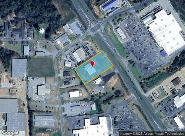  1701 E Lamar St, Americus, GA Parcel Map