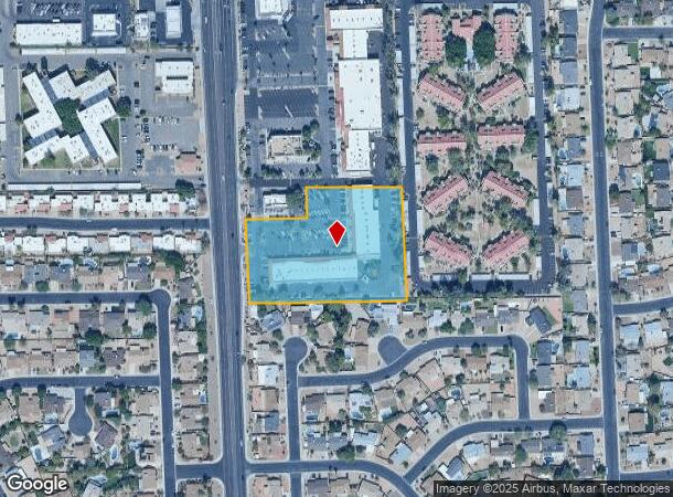  2111 S Alma School Rd, Mesa, AZ Parcel Map