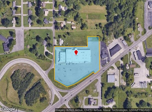 1229 Ashland Rd, Mansfield, OH Parcel Map