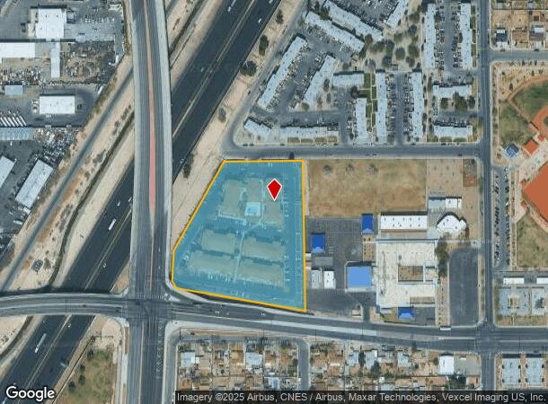  711 E Nelson Ave, North Las Vegas, NV Parcel Map