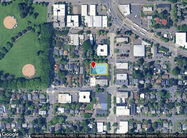  8221 N Denver Ave, Portland, OR Parcel Map