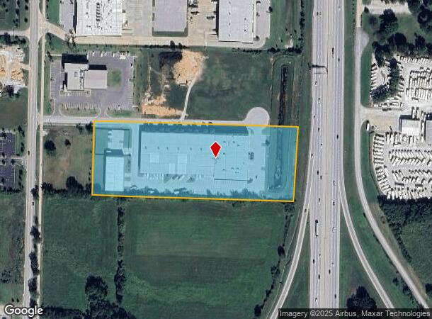  801 Metro Pl, Lowell, AR Parcel Map
