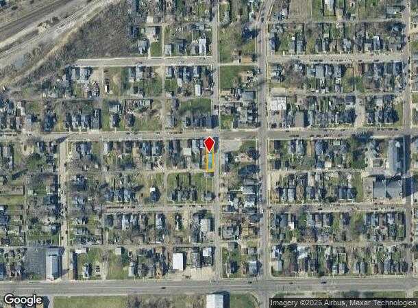  1502 Dunham St, South Bend, IN Parcel Map