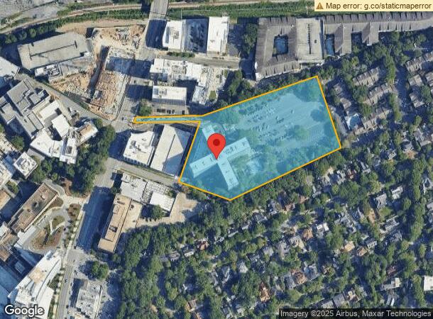  2025 Peachtree Rd Ne, Atlanta, GA Parcel Map