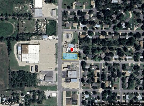  500 N Meridian Rd, Newton, KS Parcel Map