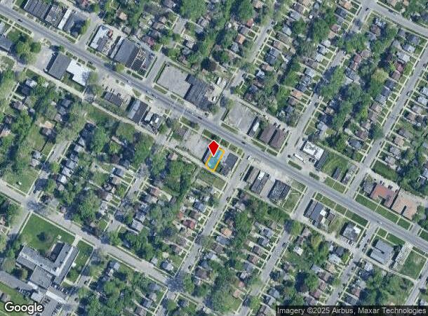  10717 Whittier St, Detroit, MI Parcel Map