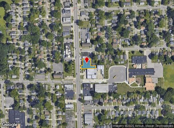 3136 Hilton Rd, Ferndale, MI Parcel Map