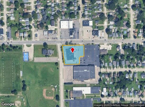  16000 E 10 Mile Rd, Eastpointe, MI Parcel Map