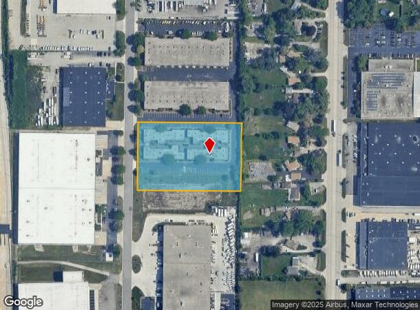 221 S Mitchell Ct, Addison, IL Parcel Map