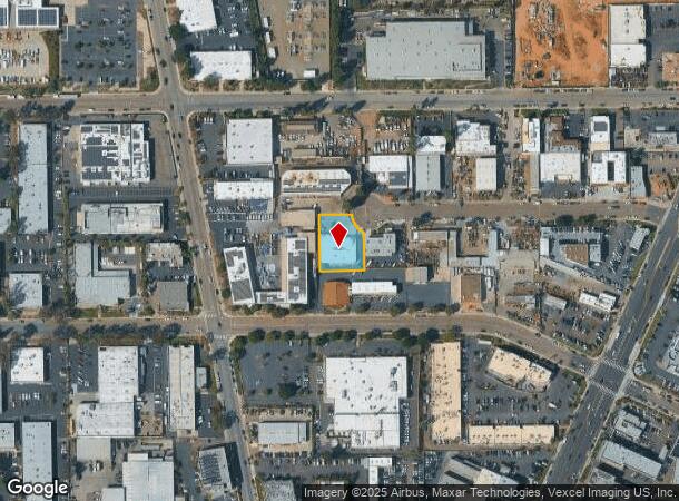  7595 Vickers St, San Diego, CA Parcel Map