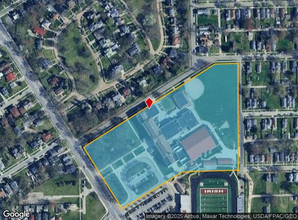 2550 Cherry St, Toledo, OH Parcel Map