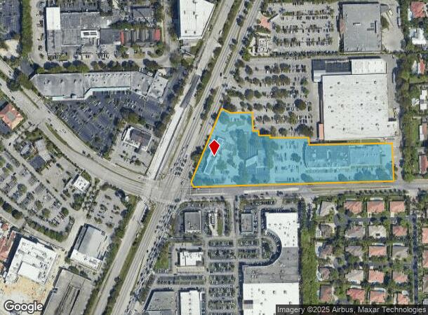 13595 S Dixie Hwy, Pinecrest, FL Parcel Map