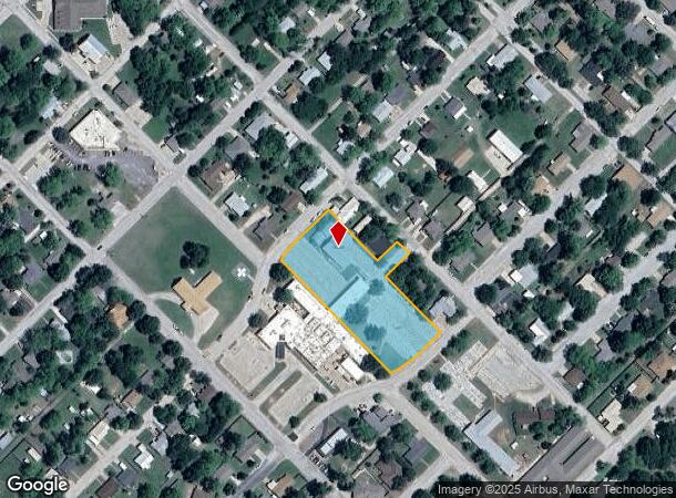  705 E Greenwood Ave, Bowie, TX Parcel Map