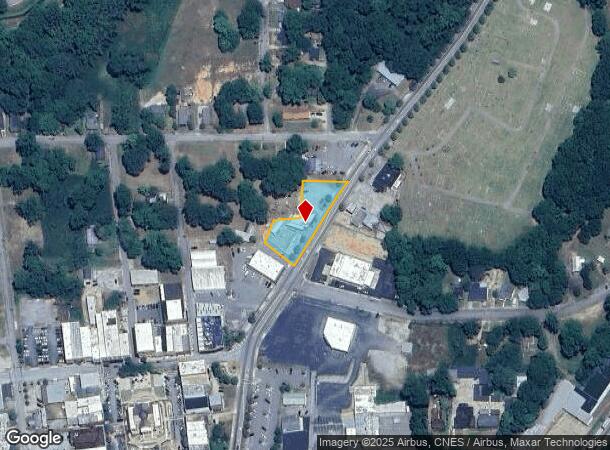  317 N Harper St, Laurens, SC Parcel Map