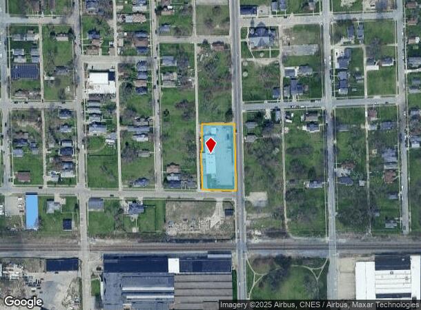  1412 S Anthony Blvd, Fort Wayne, IN Parcel Map